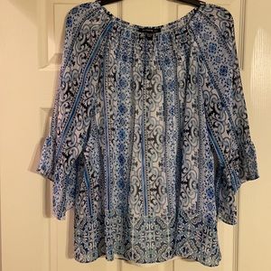 Women’s PXL Zac & Rachel 3/4 sleeve blouse